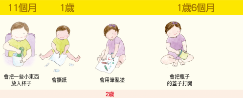 【細部肢體動作​】11個月-1歲半​